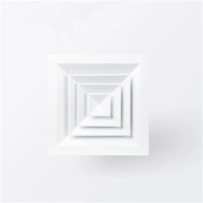 square ceiling diffuser for HVAC system 
